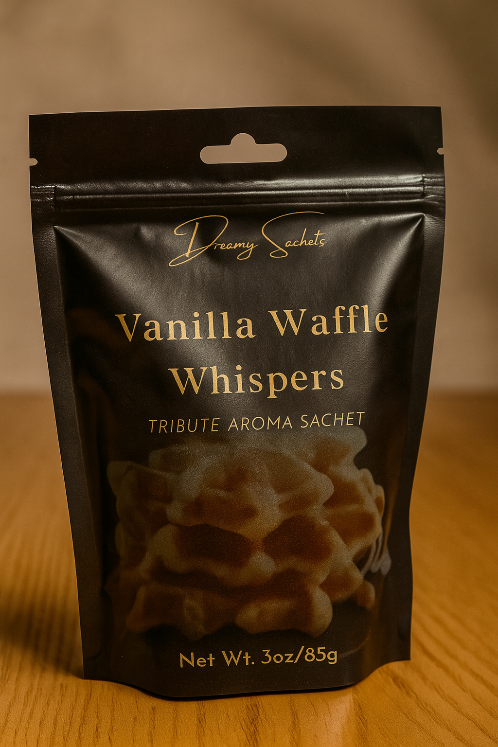 Vanilla Waffle Whispers – Tribute Sachet by Dreamy Beezzz
