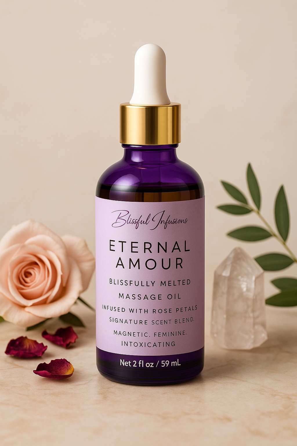 Eternal Amour – Blissfully Melted Infused Massage Oil