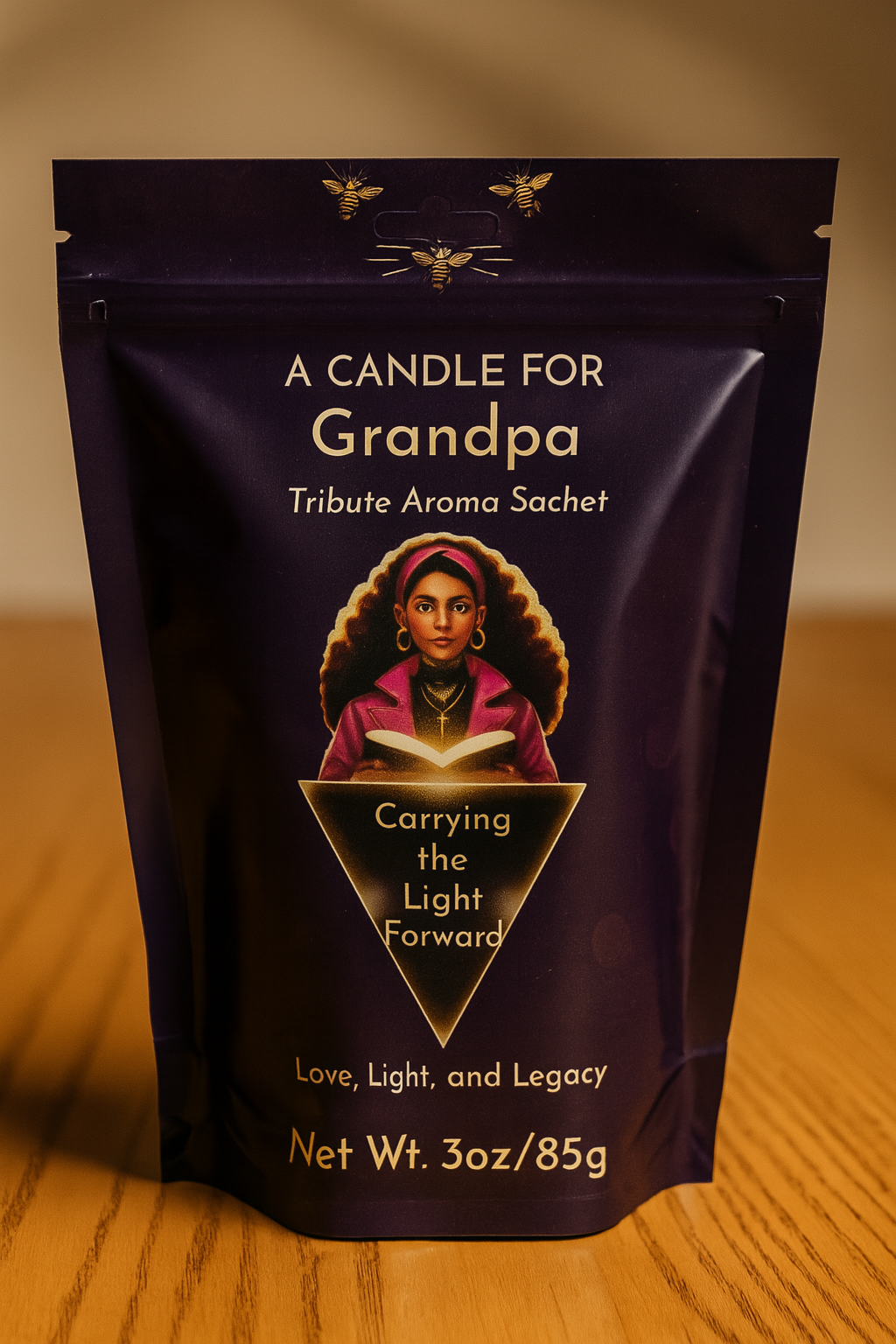 A Candle for Grandpa – Tribute Sachet - by Dreamy Beezzz