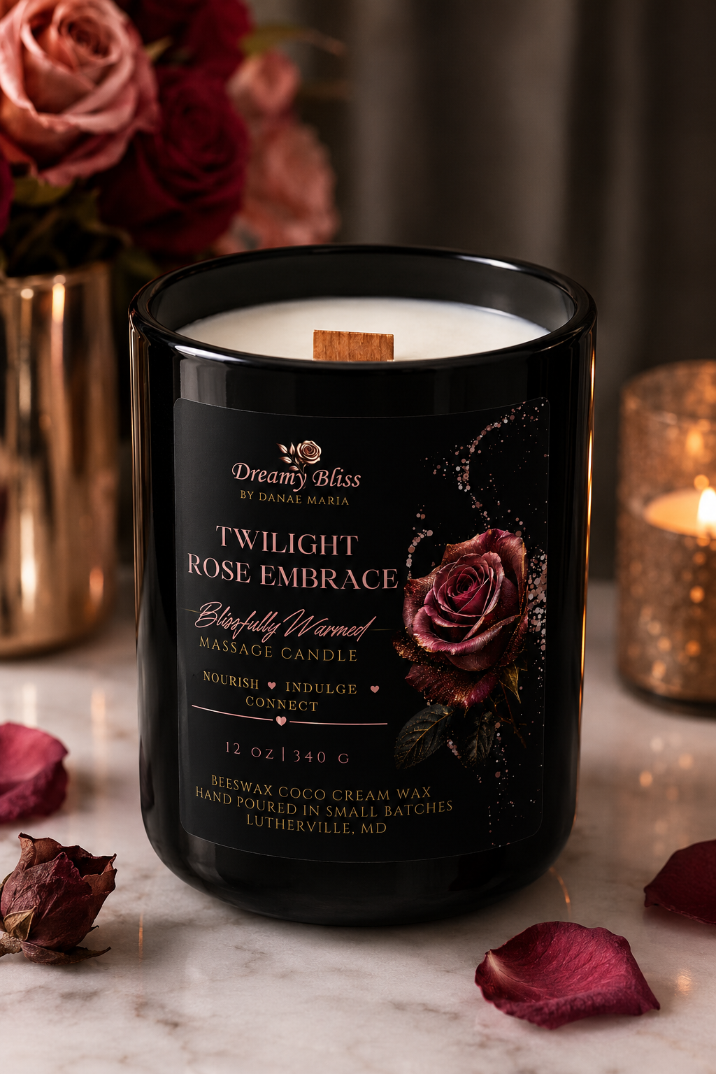Blissfully Warmed — Twilight Rose Embrace