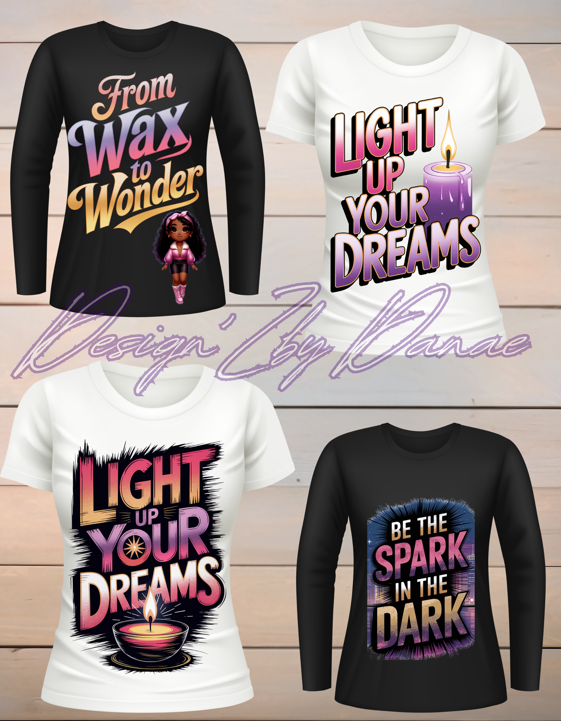 Danae Maria And The Dreamy Beezzz Adventure Inspirational T-Shirts