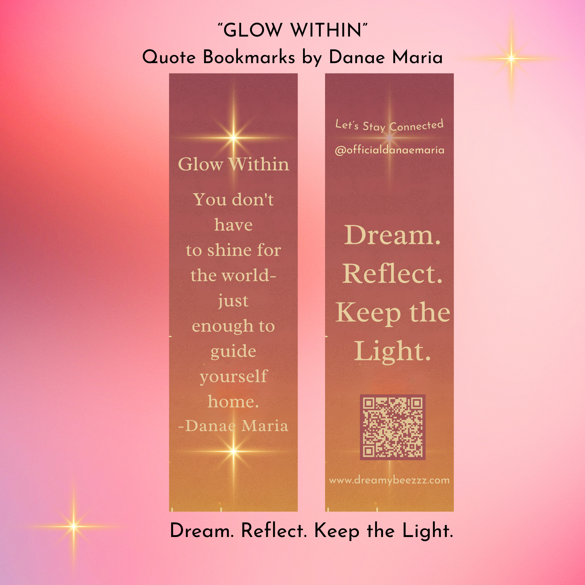 The Lightkeeper Collection – “Glow Within” Bookmark
