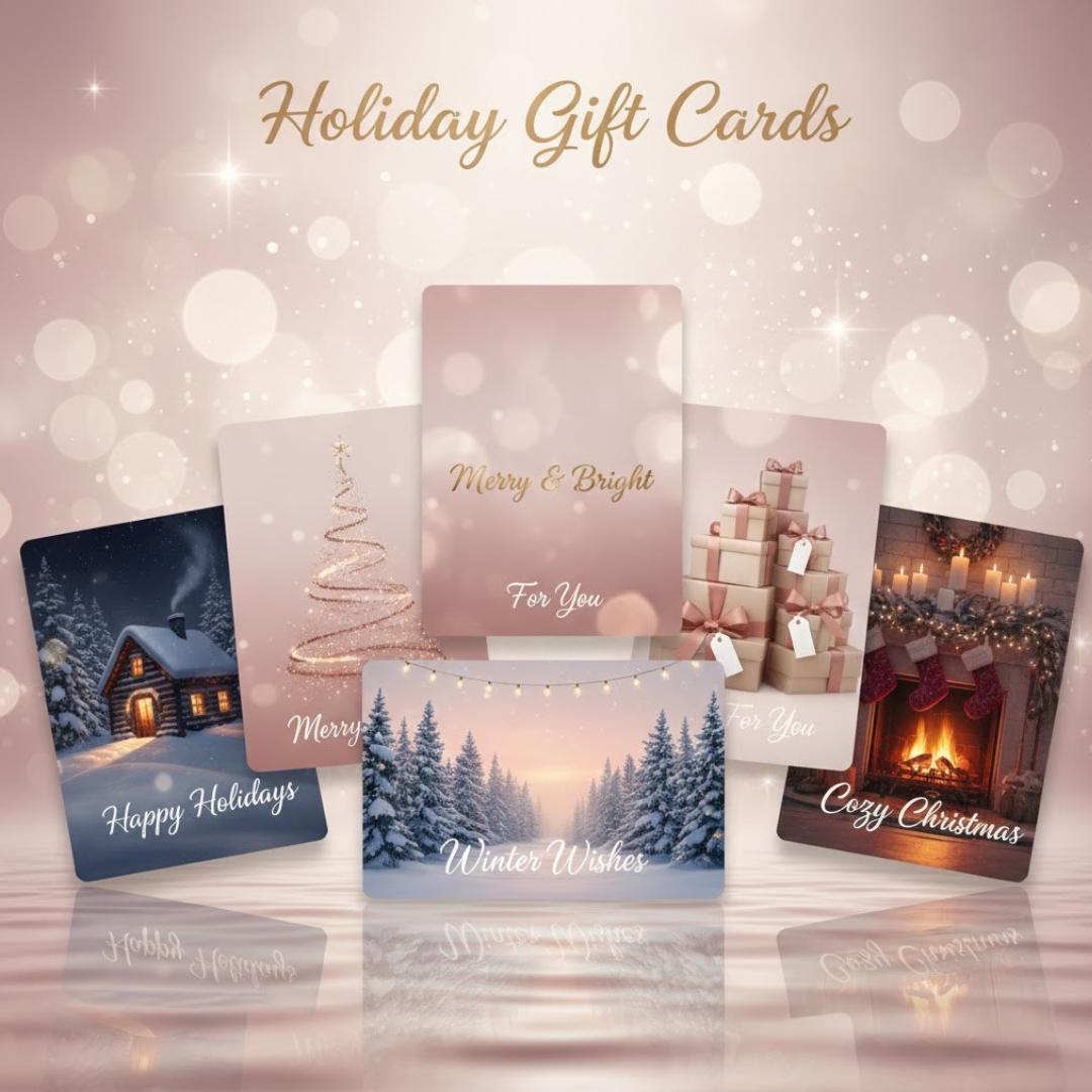 Holiday E-Gift Cards Glow Saturday