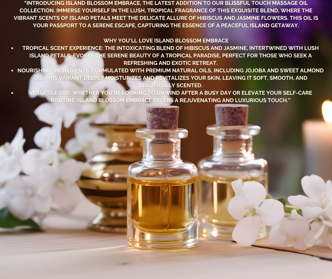 Blissful Touch Massage Oil