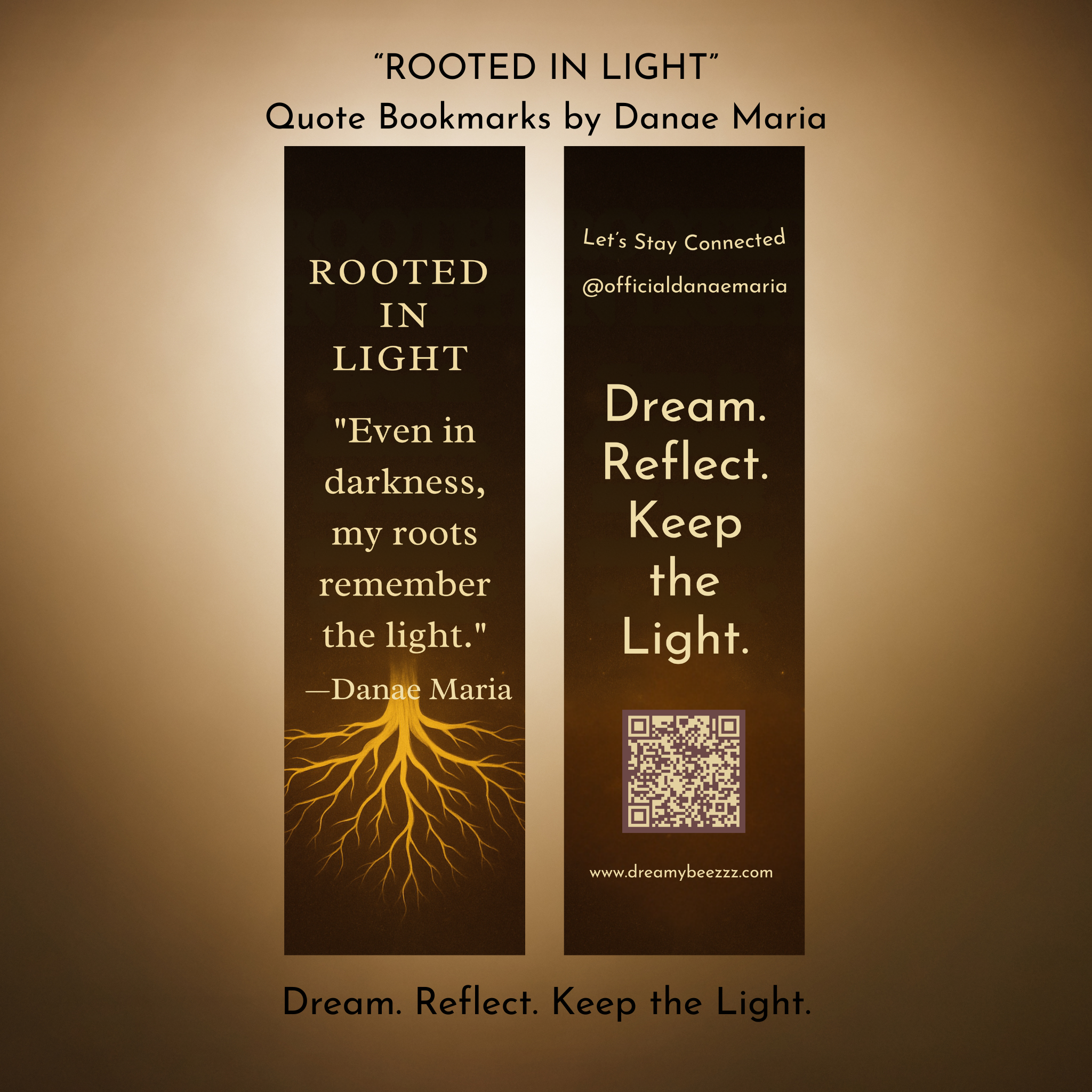 The Lightkeeper Collection – “Rooted in Light” Bookmark
