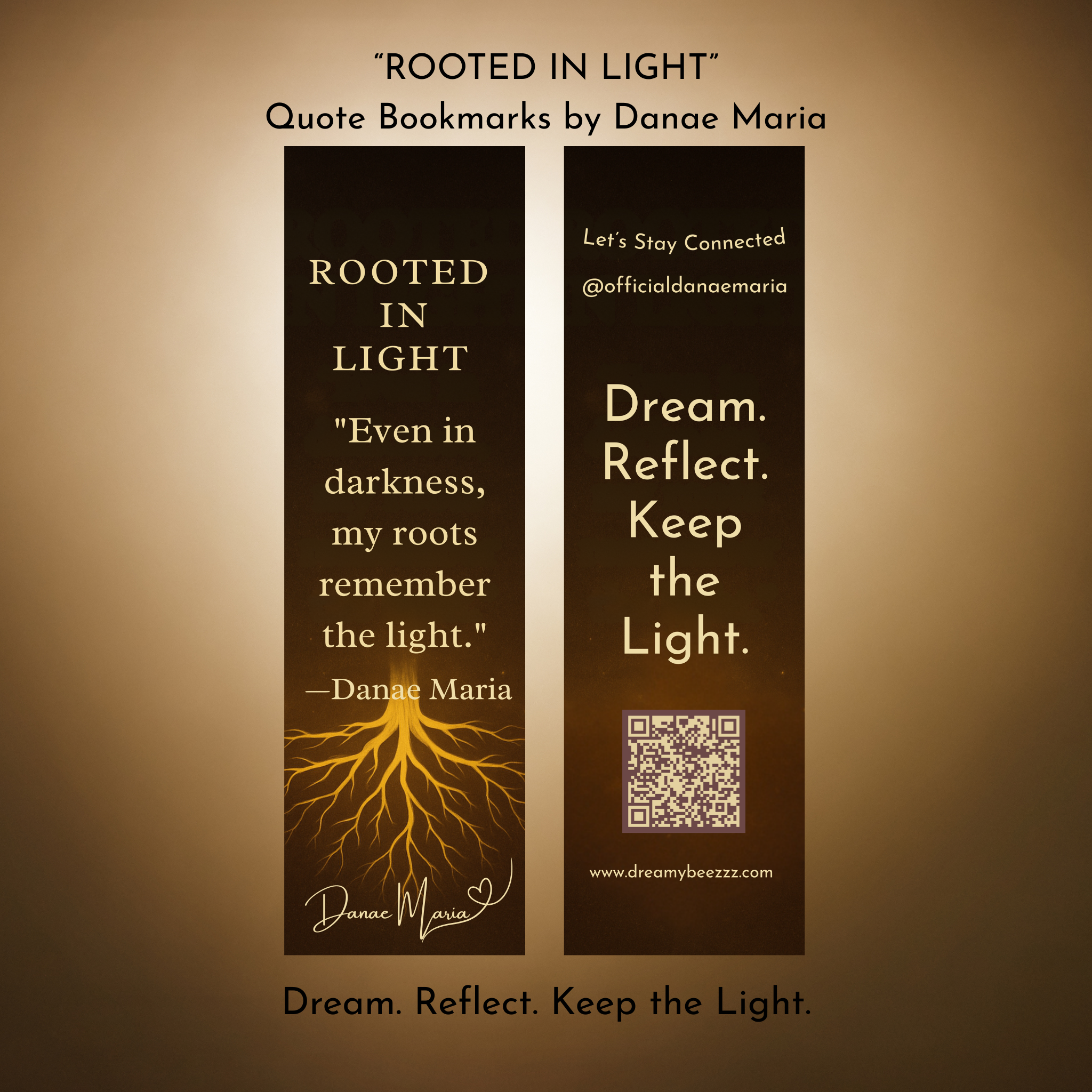 The Lightkeeper Collection – “Rooted in Light” Bookmark