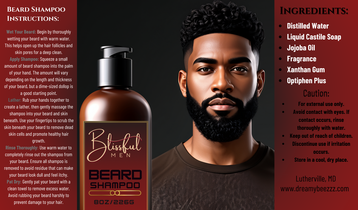 Blissful Men Beard Shampoo