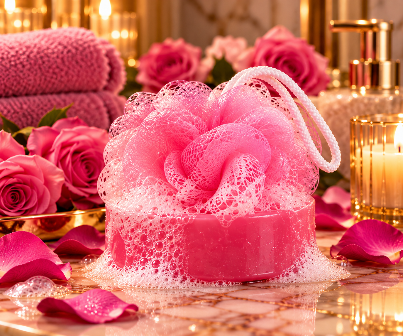 Forbidden Desire Blissfully Puffed soap puff