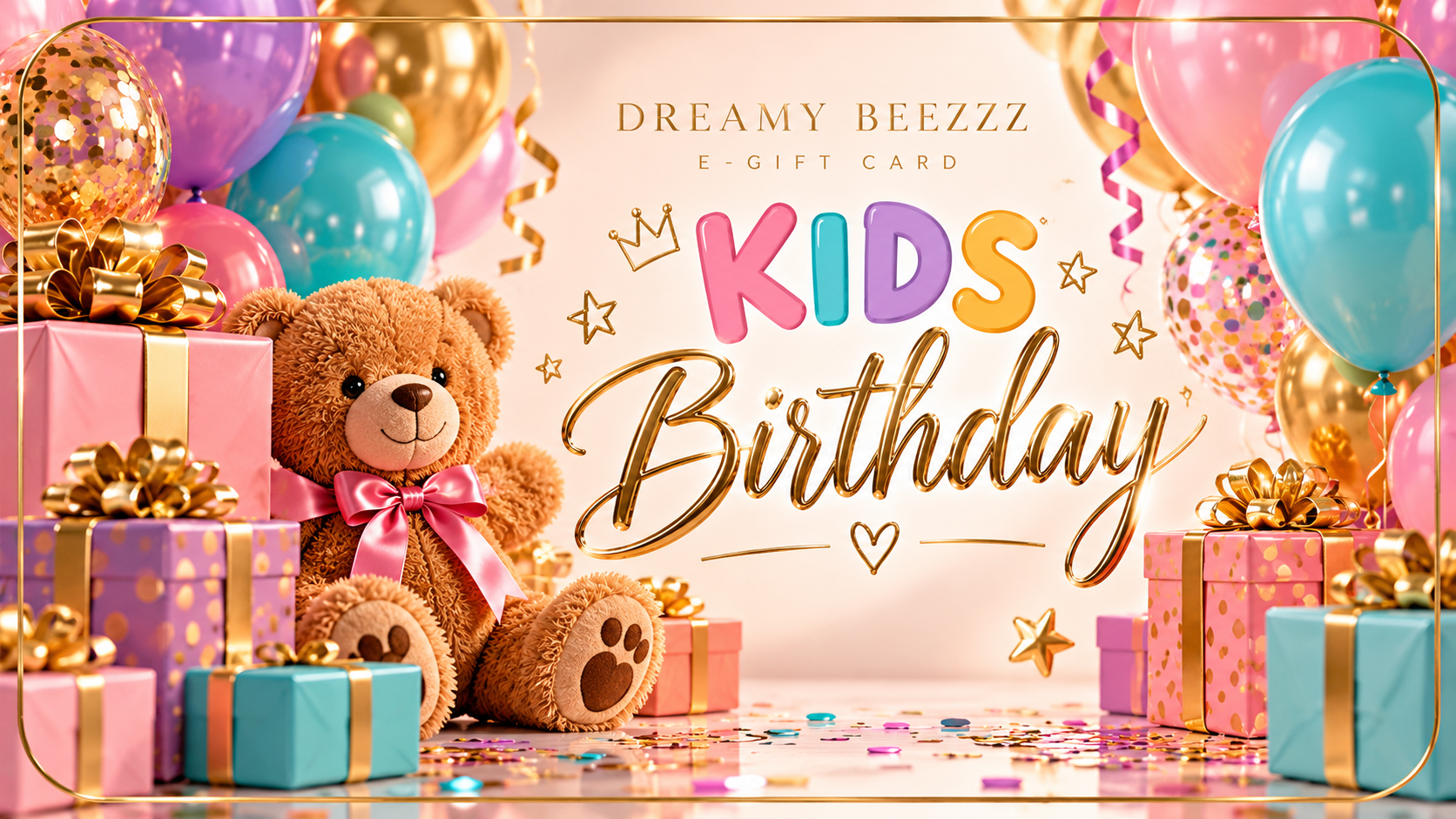 Dreamy Beezzz Kids Birthday E-Gift Card
