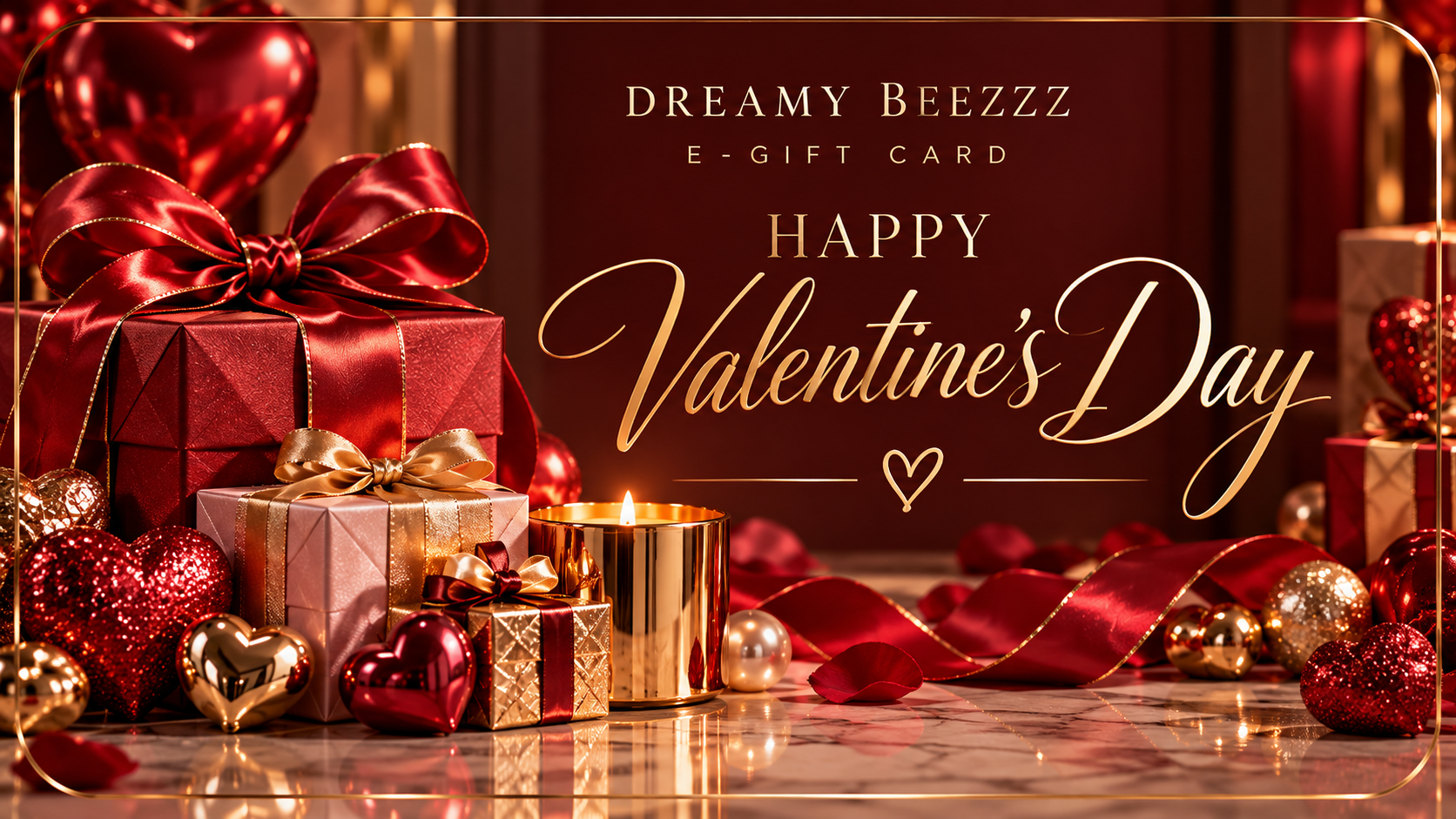 Dreamy Beezzz Happy Valentine's Day E-Gift Card