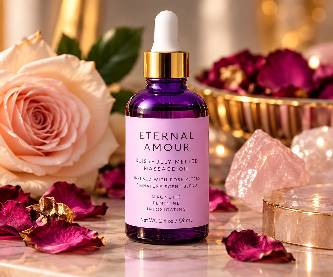 Eternal Amour Blissfully Melted Massage Oil