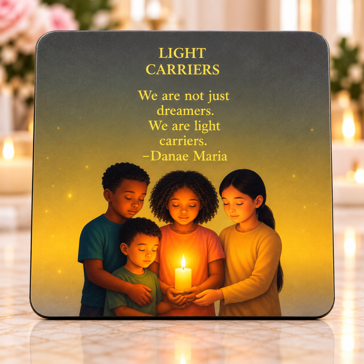 Light Carriers Coaster by Danae Maria