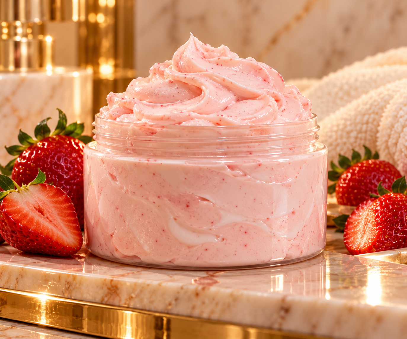 Strawberry Clouds Blissfully Drenched Body Butter